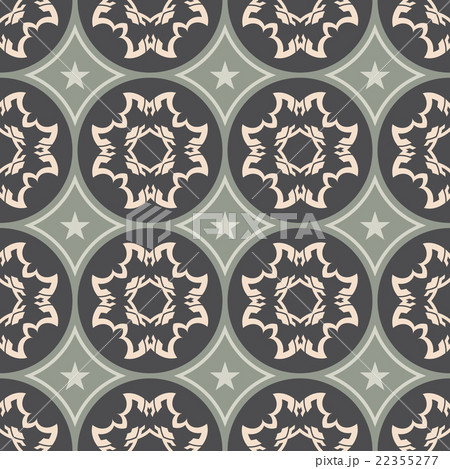 Colorful ornament pattern vector tile 22355277