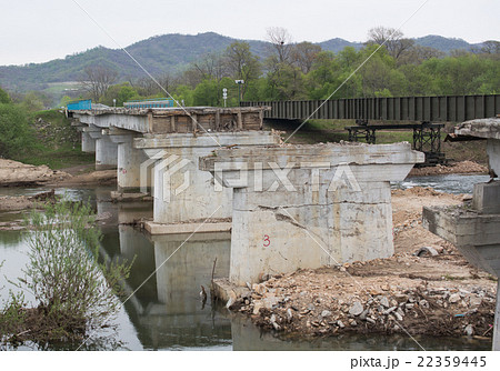 Destroyed Old Bridge Destroyed Old Bridge 22359445