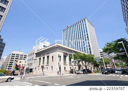 名古屋・伏見・都市風景　広小路桑名町　交差点　三井住友銀行　名古屋支店 22359707