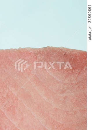 マグロの刺し身　白背景 22360865