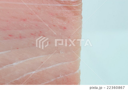 マグロの刺し身　白背景 22360867