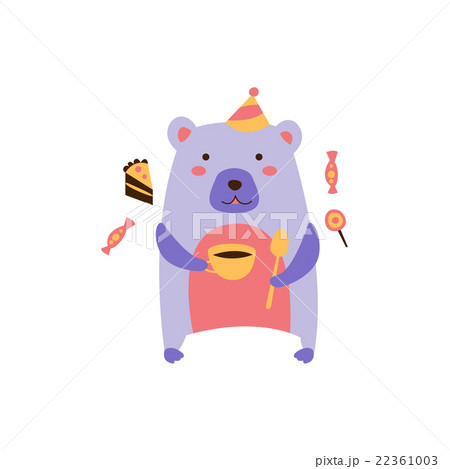 Bear With Coffee Anf Honey Spoon 22361003