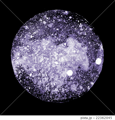 Purple moon artistic impression black background 22362045