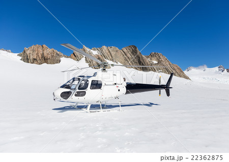 helicopter on Franz Josep Glacier 22362875