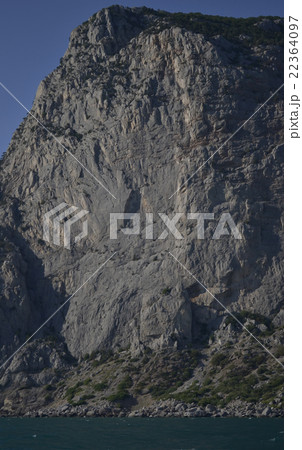 cliff steep wall on the sea 22364097