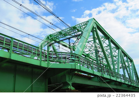 新河岸川橋梁の風景 新河岸川橋梁の風景 22364435