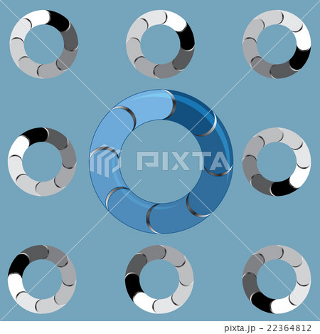 Round preloader animation frame Round preloader animation frame 22364812