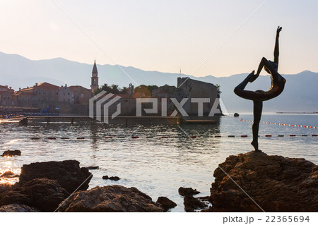 View of old city in Budva 22365694