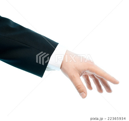 Caucasian male hand composition isolated 22365934
