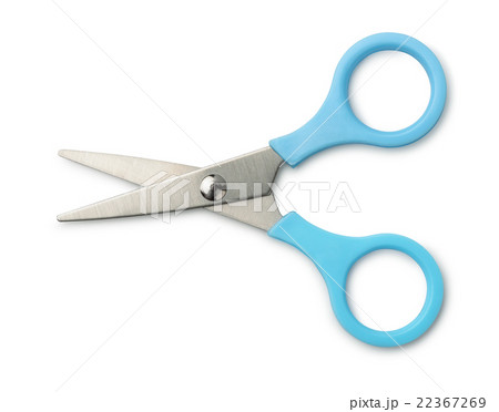 Blue scissors Blue scissors 22367269