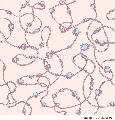 Pattern witn rope and beads Pattern witn rope and beads 22367849