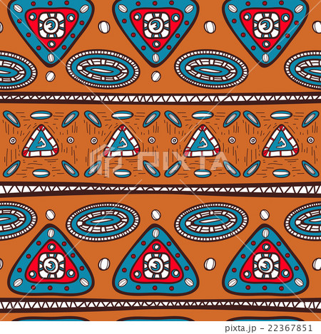 Pattern with ethnic motifs Pattern with ethnic motifs 22367851