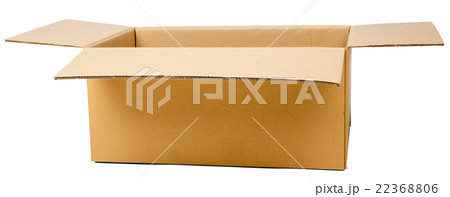 Open cardboard box. Packaging for transport 22368806