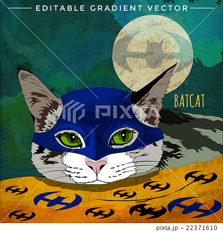 Cats superheroes. Bat Cat 22371610