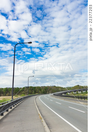 青森県六ケ所村　国道338号線 22377203