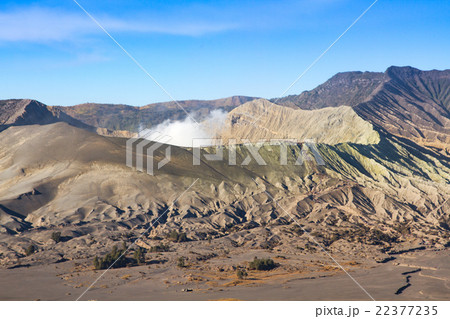 Layer Volcanic ash as sand ground of Mount Bromo  22377235