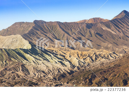 Layer Volcanic ash as sand ground of Mount Bromo  22377236