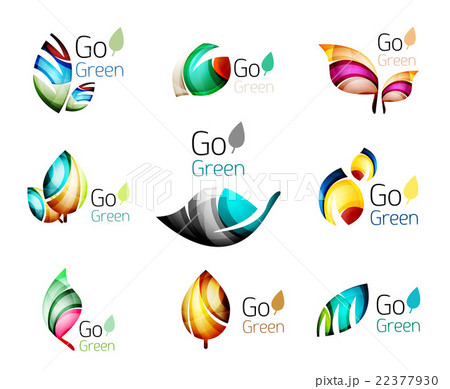 Multicolored abstract leaves in nature concept 22377930