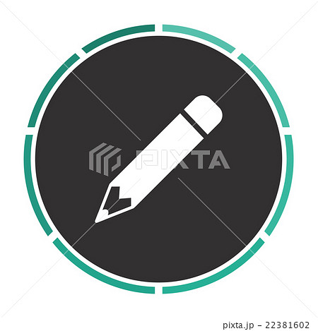 Pencil computer symbol Pencil computer symbol 22381602