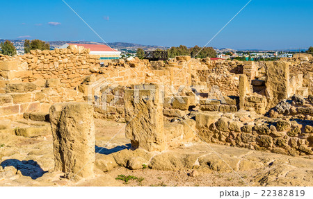 Ancient ruins in Paphos Archaeological Park - Ancient ruins in Paphos Archaeological Park - 22382819