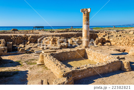 Ancient ruins in Paphos Archaeological Park - 22382821