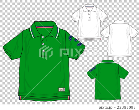 ポロシャツのデザイン画、テンプレート 22383095