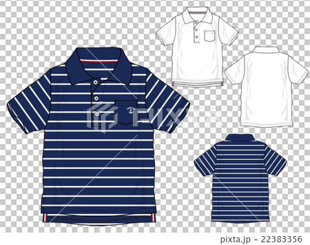 ポロシャツのデザイン画、テンプレート ポロシャツのデザイン画、テンプレート 22383356