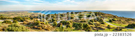 Landscape of Kourion, an ancient Greek city in 22383526