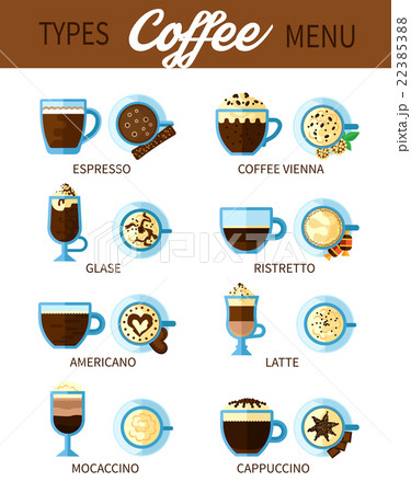 Types Of Coffee Set 22385388
