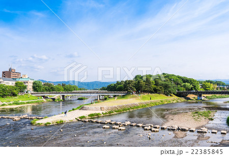 京都　鴨川デルタ 22385845