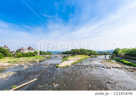 京都　鴨川デルタ 22385846