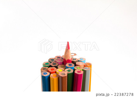 Color pencil on white background Color pencil on white background 22387278