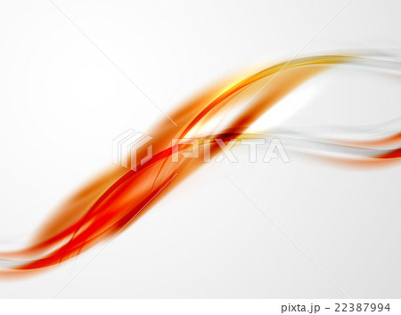 Vector blurred wave abstract template 22387994