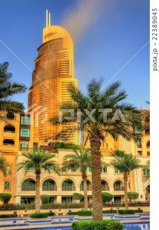 A hotel on fire on January 1st, 2016 - Dubai 22389045