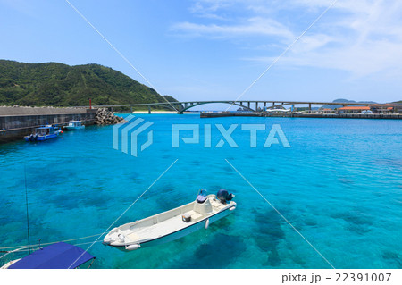 阿嘉港　阿嘉大橋　阿嘉島 22391007