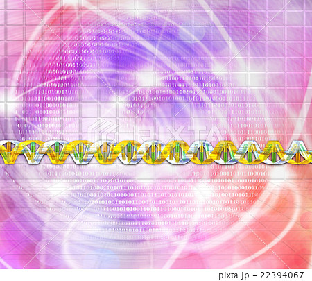 DNA遺伝子配列のイメージ 22394067
