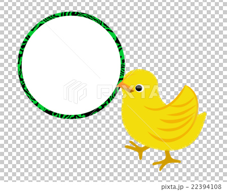 Rooster New Year's card frame frame chick 22394108
