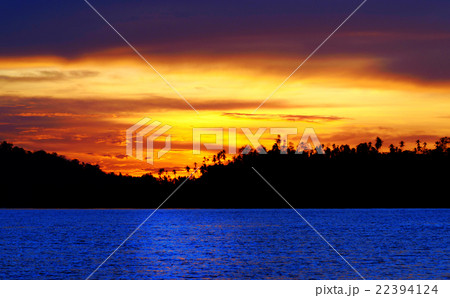 Togean Islands at sunset. Indonesia. Togean Islands at sunset. Indonesia. 22394124