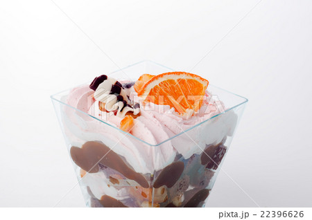 Healthy dessert with creamy yoghurt layered Healthy dessert with creamy yoghurt layered 22396626