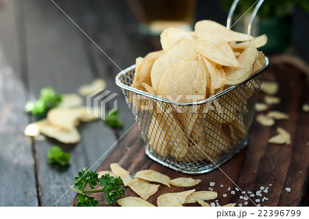 Crispy potato chips Crispy potato chips 22396799