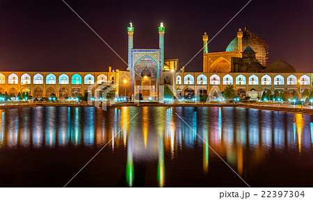 View of Shah (Imam) Mosque in Isfahan - Iran 22397304