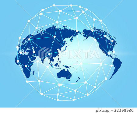 グローバルネットワークのイラスト素材 22398930 Pixta
