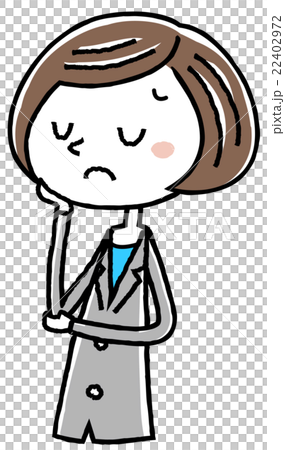 Illustration material: business suits women suffer 22402972