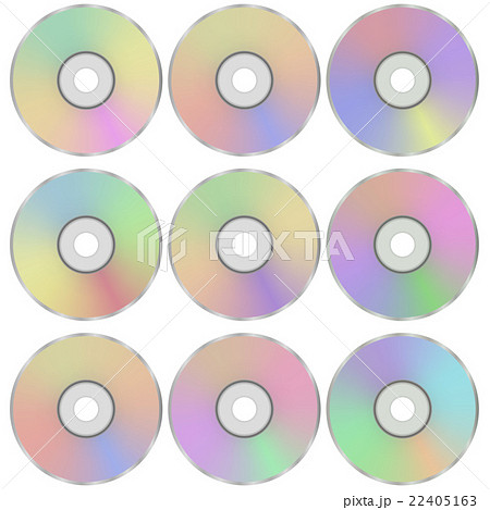 Colorful Realistic Compact Discs Colorful Realistic Compact Discs 22405163