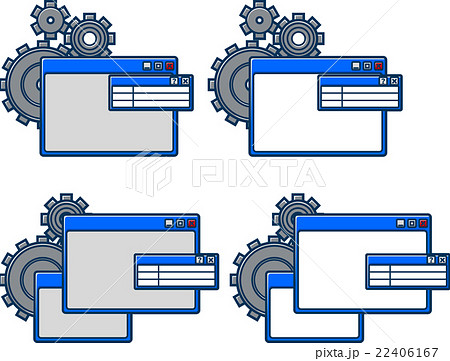 ソフト画面のイラスト素材 22406167 Pixta