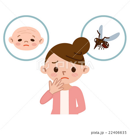 出産をためらう女性 22406635