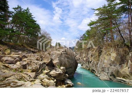 厳美渓（岩手県一関市） 22407657