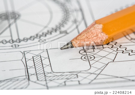 Drawing detail and pencil Drawing detail and pencil 22408214