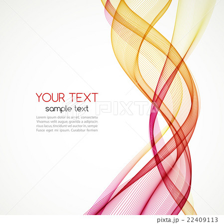 Abstract vector background, futuristic wavy  22409113