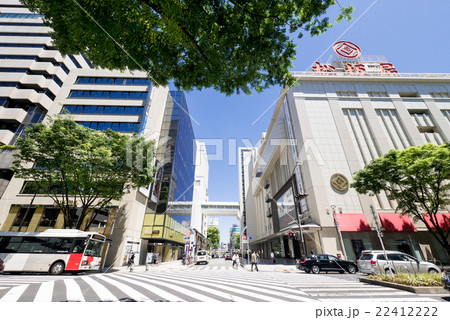 名古屋街並み　大津通り電気ビル前　スクランブル交差点 22412222